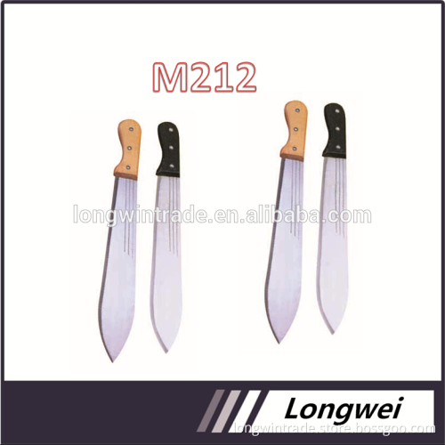 2015 New style farming surgarcane Machete M212 with wooden handle